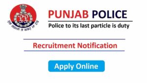 Punjab Police Constable Recruitment Apply Online Posts