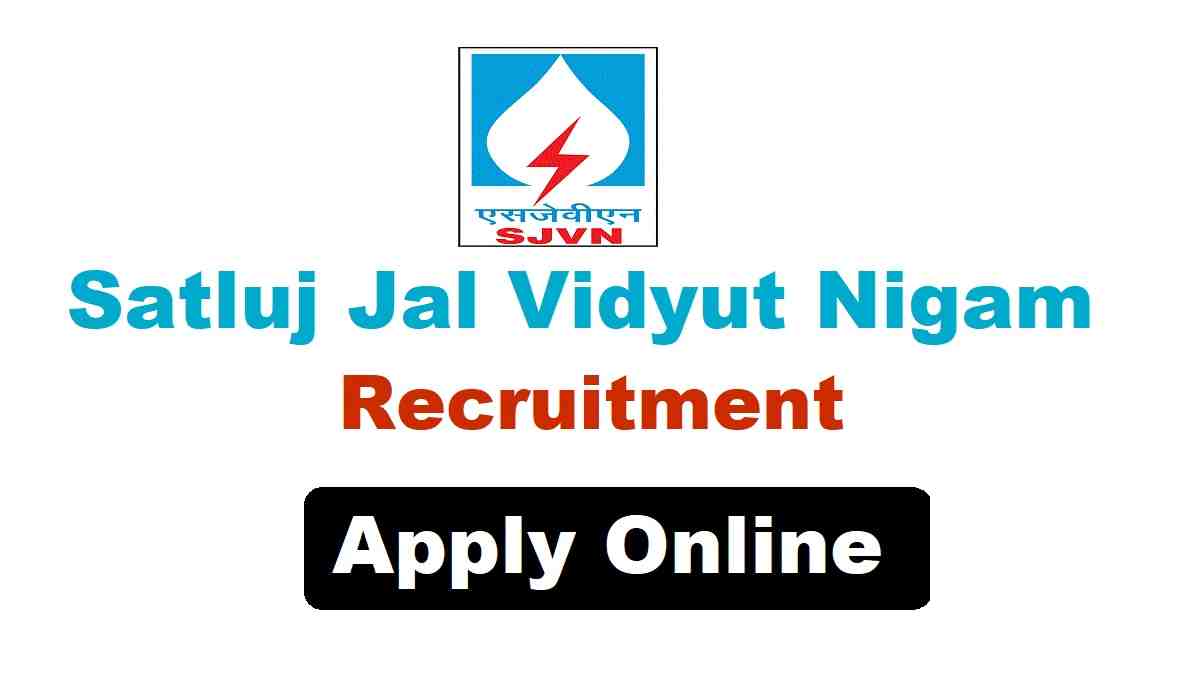 SJVN Recruitment