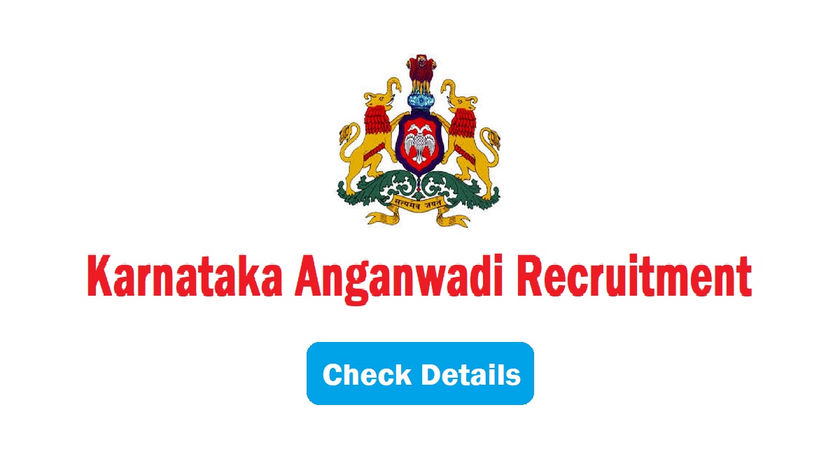 Karnataka Anganwadi Recruitment