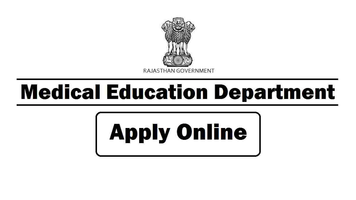 Medical Education Department Rajasthan