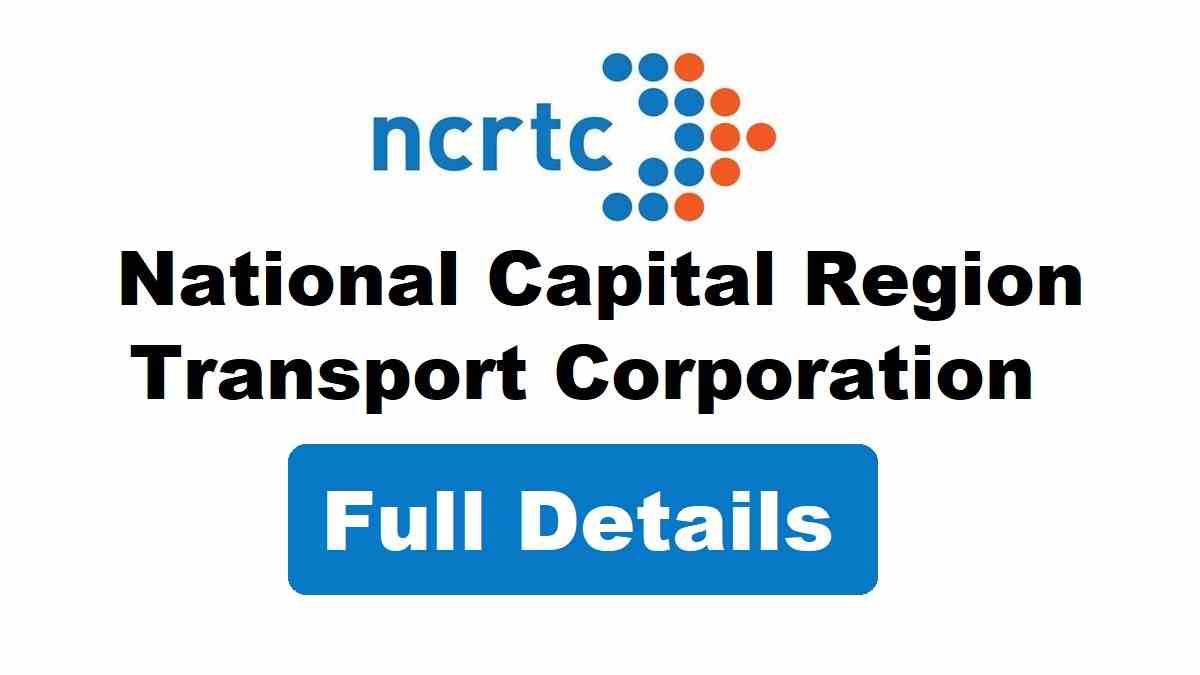 NCRTC Recruitment