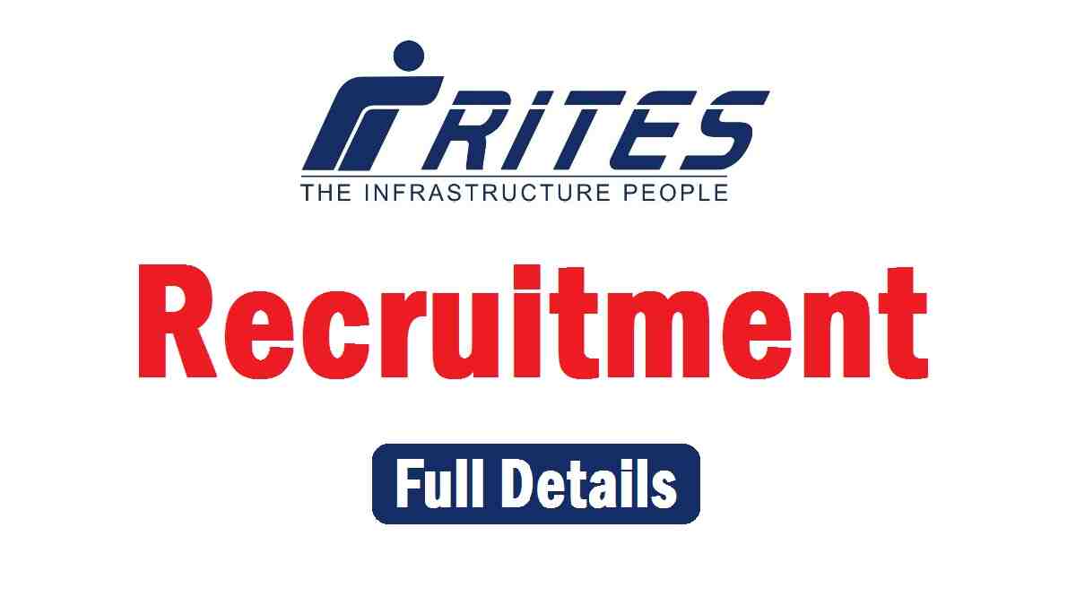 RITES Recruitment