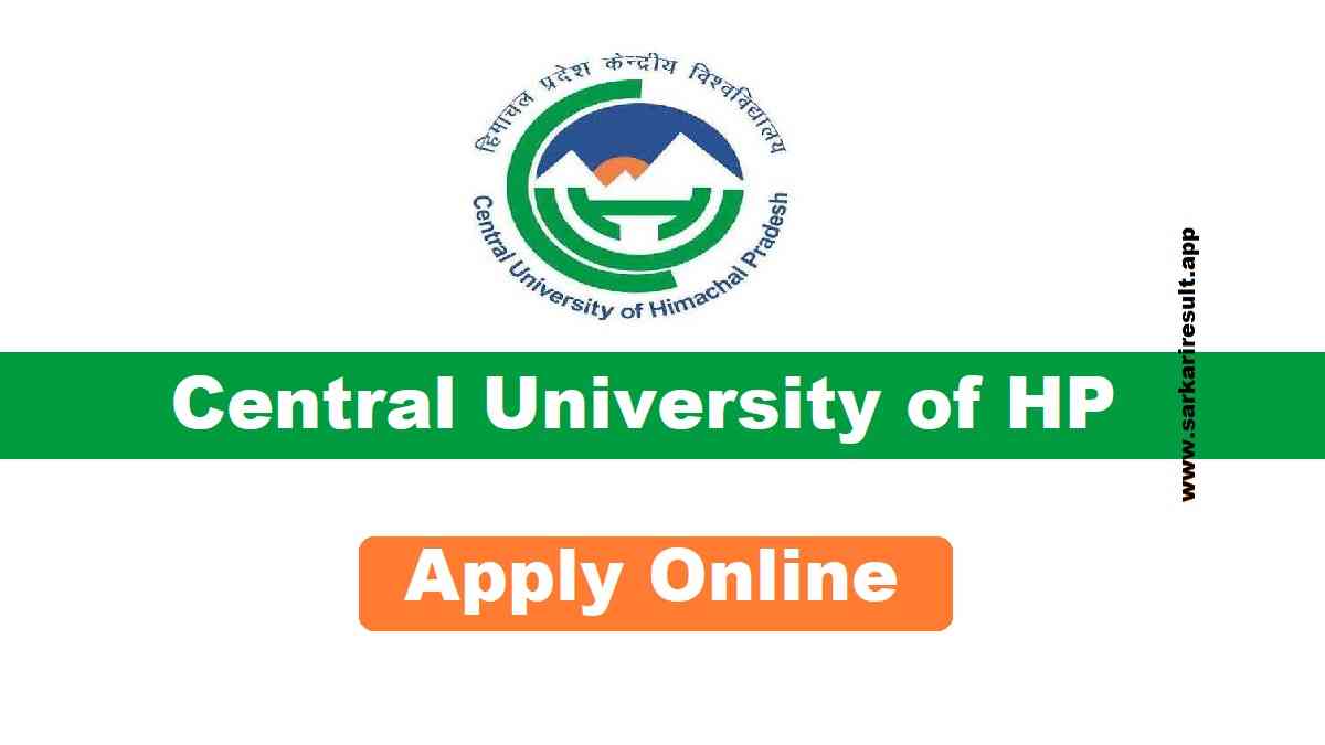 Central University of Himachal Pradesh Recruitment