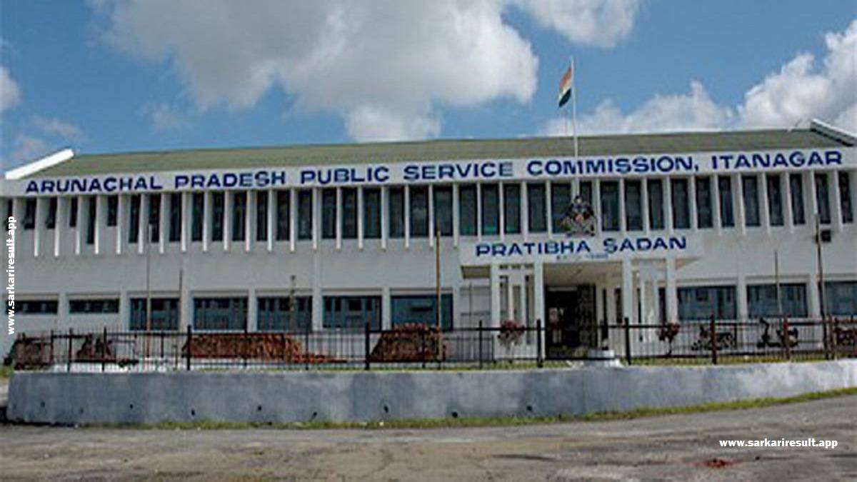 APPSC - Arunachal Pradesh Public Service Commission