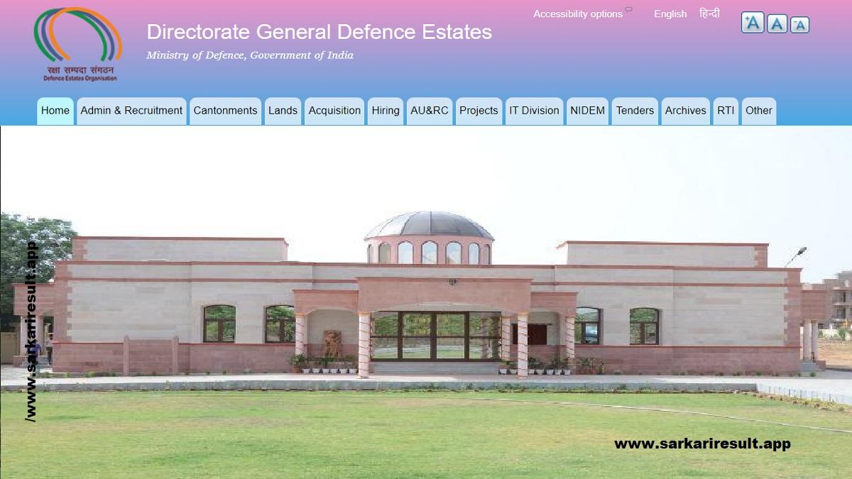 DGDE-Directorate Defence Estates