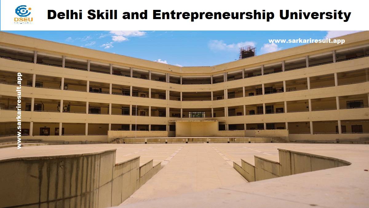 DSEU - Delhi Skill and Entrepreneurship University