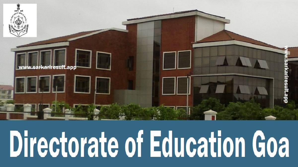 Directorate of Education Goa