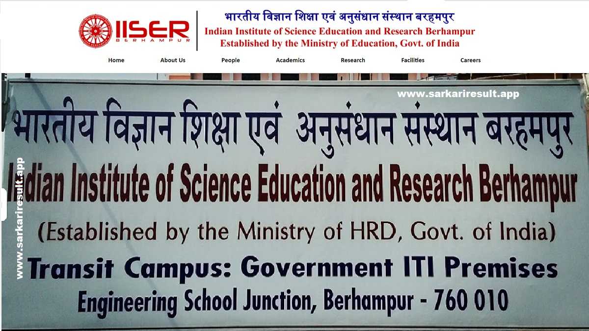 IISER-Indian Institute of Science Education and Research Berhampur