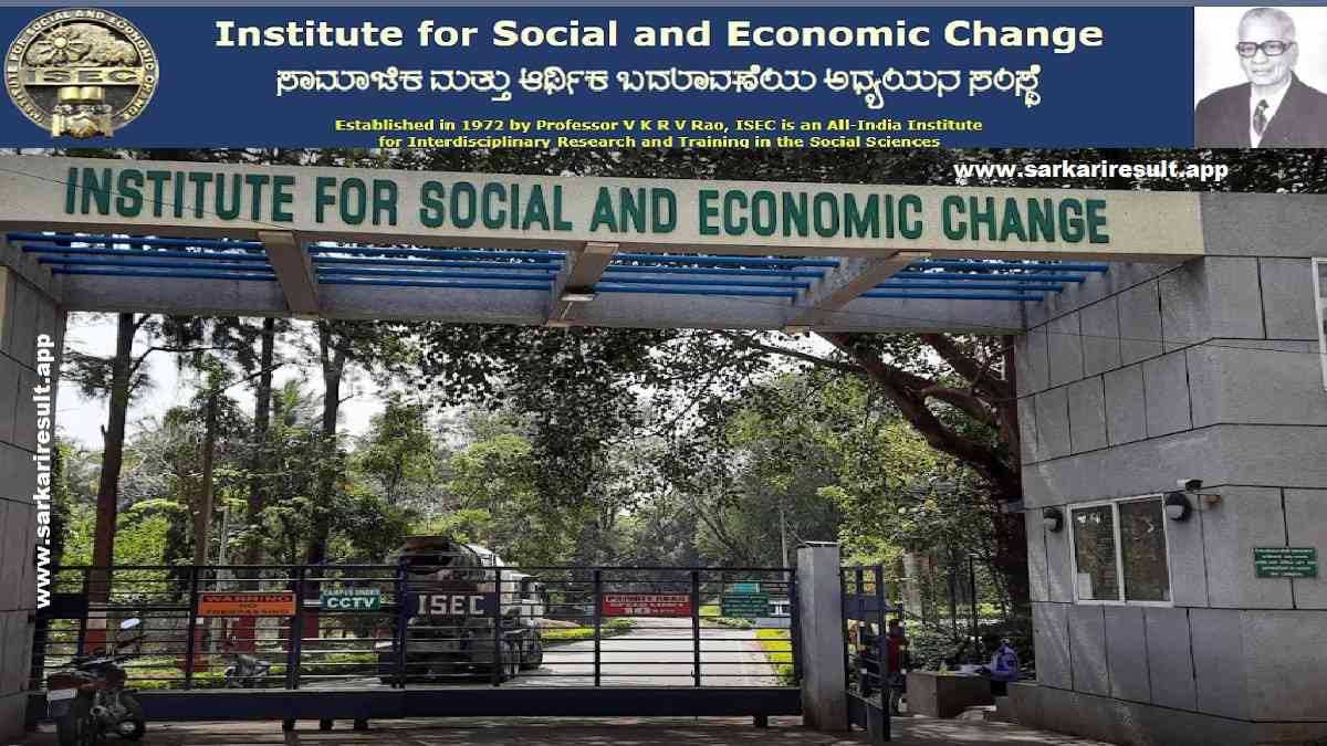 ISEC-Institute for Social and Economic Change