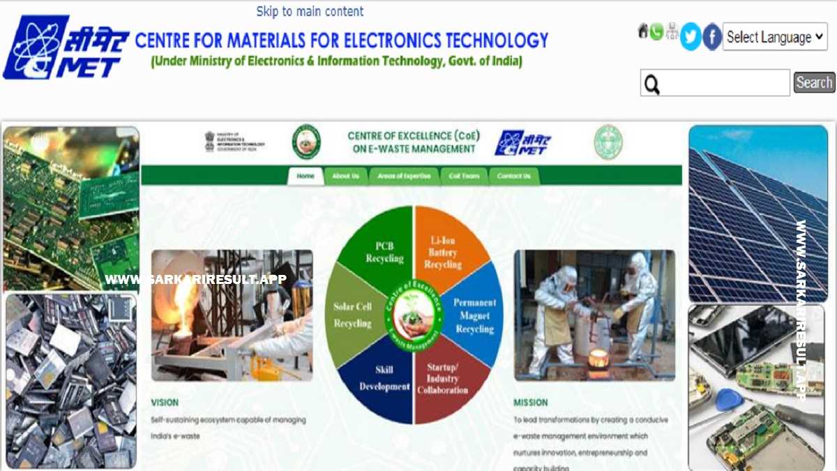 Centre for Materials from Electronics Technology - CMET