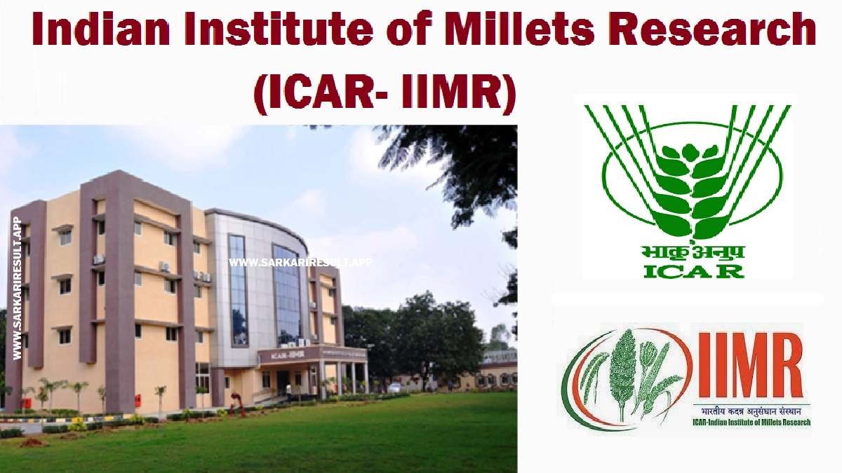 IIMR - Indian Institute of Millets Research