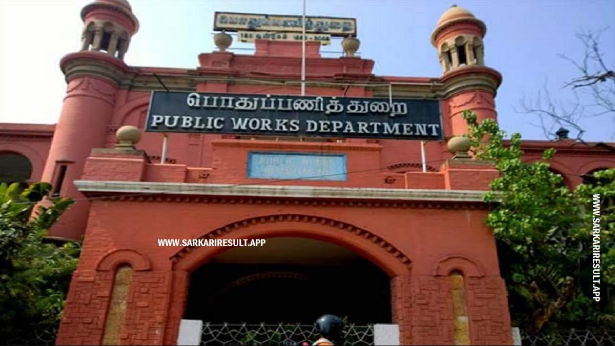 TN PWD - Public Works Department Tamil Nadu