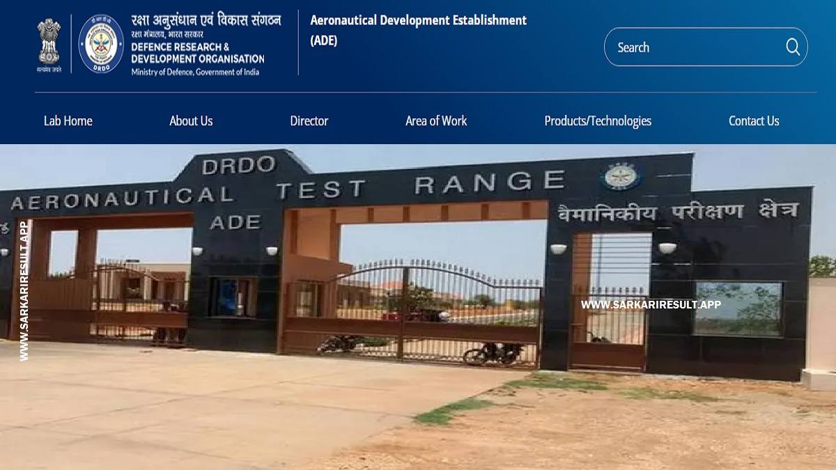 DRDO ADE - Defence Research and Development Organisation Aeronautical Development Establishment