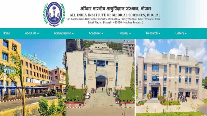 Aiims Bhopal Recruitment Walk In Interview Resident Post