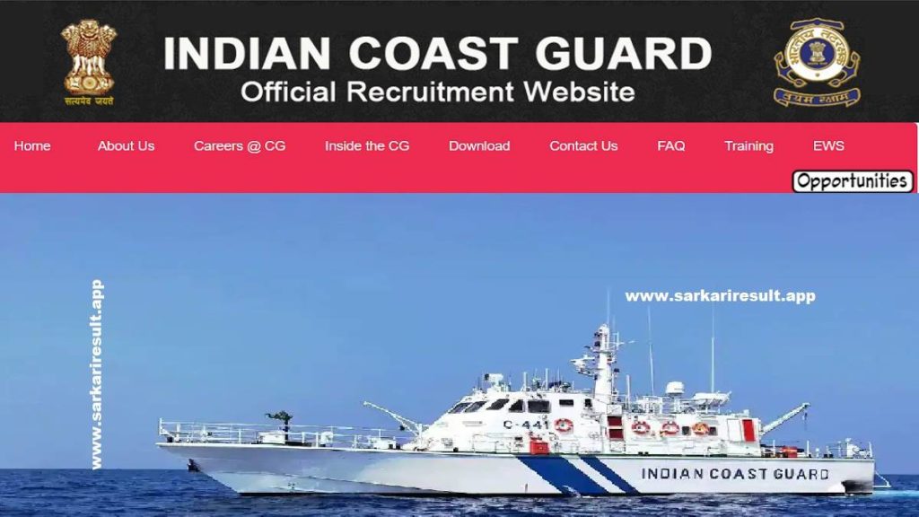 Indian Coast Guard Recruitment 2024 MT Driver, Fireman Posts