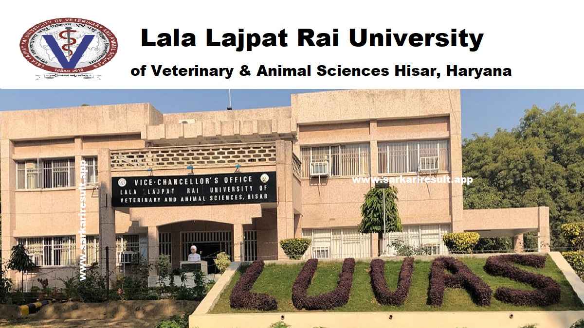 LUVAS-Lala Lajpat Rai University of Veterinary & Animal Sciences Hisar