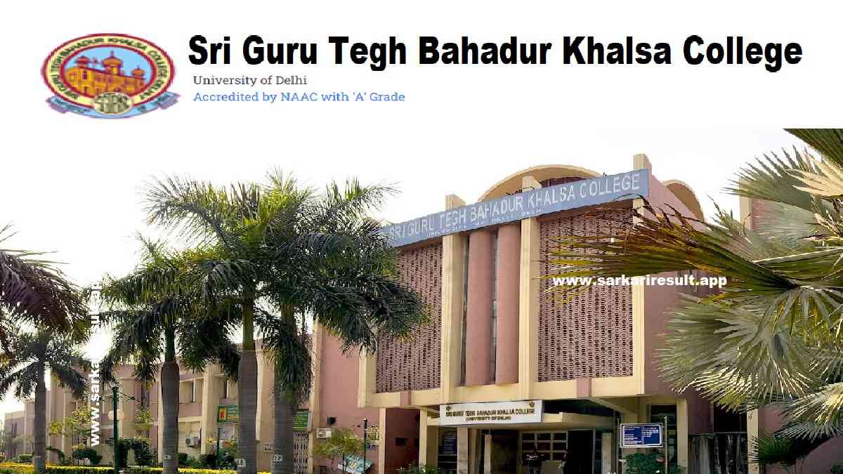 SGTB Khalsa College-Sri Guru Tegh Bahadur