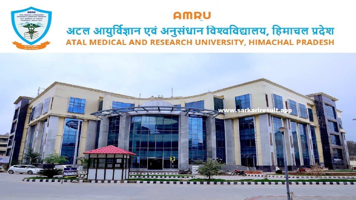 AMRU-Atal Medical and Research University Himachal Pradesh