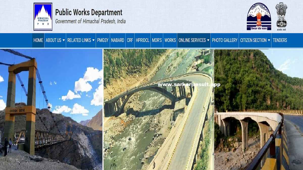 HPPWD-Himachal Pradesh Public Works Department