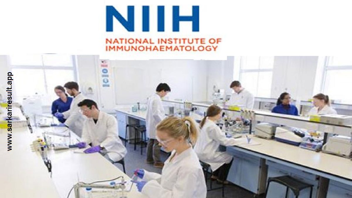 NIIH - National Institute of Immunohaematology