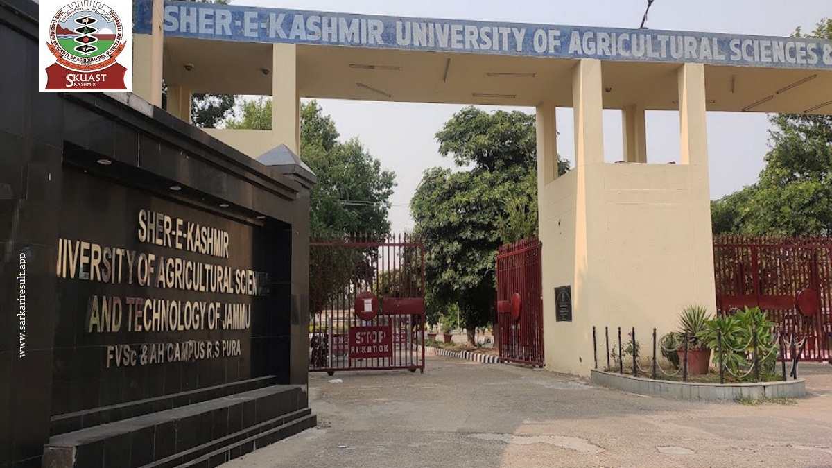 Sher-e-Kashmir University of Agricultural Sciences & Technology - SKUAST