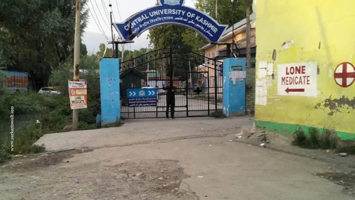 CU Kashmir - Central University of Kashmir