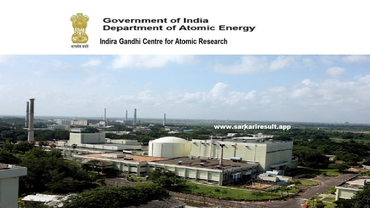 IGCAR-Indira Gandhi Centre for Atomic Research