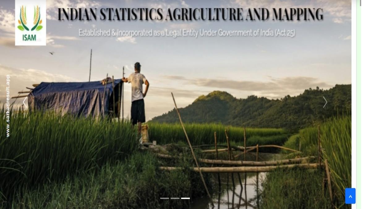 ISAM- Indian Statistics Agriculture and Mapping