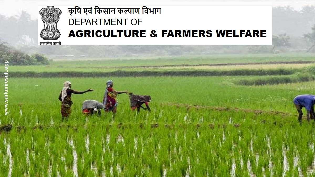 Agriculture Dept Recruitment 2022 Administrative Officer Post