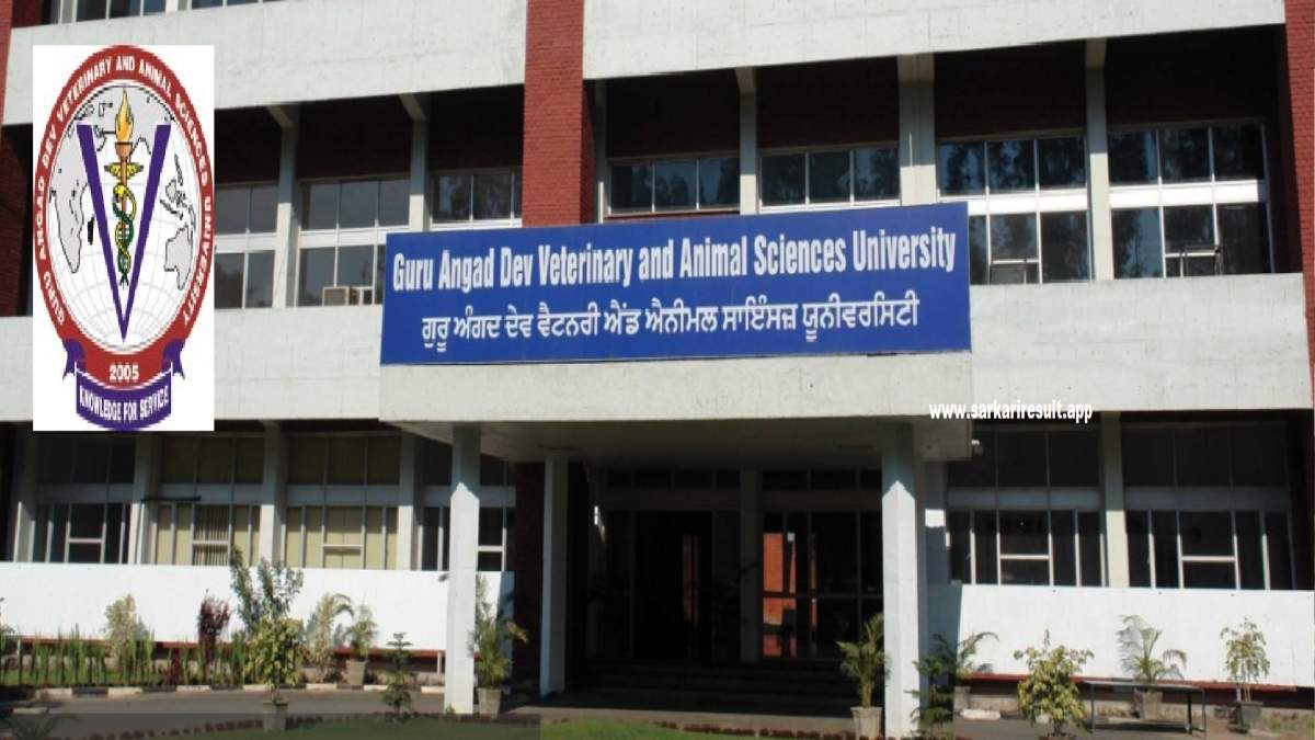 GADVASU-Guru Angad Dev Veterinary and Animal Sciences University