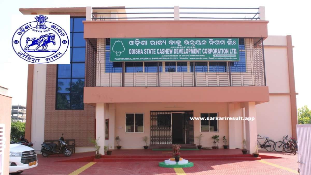 OSCDC-Odisha State Cashew Development Corporation Ltd