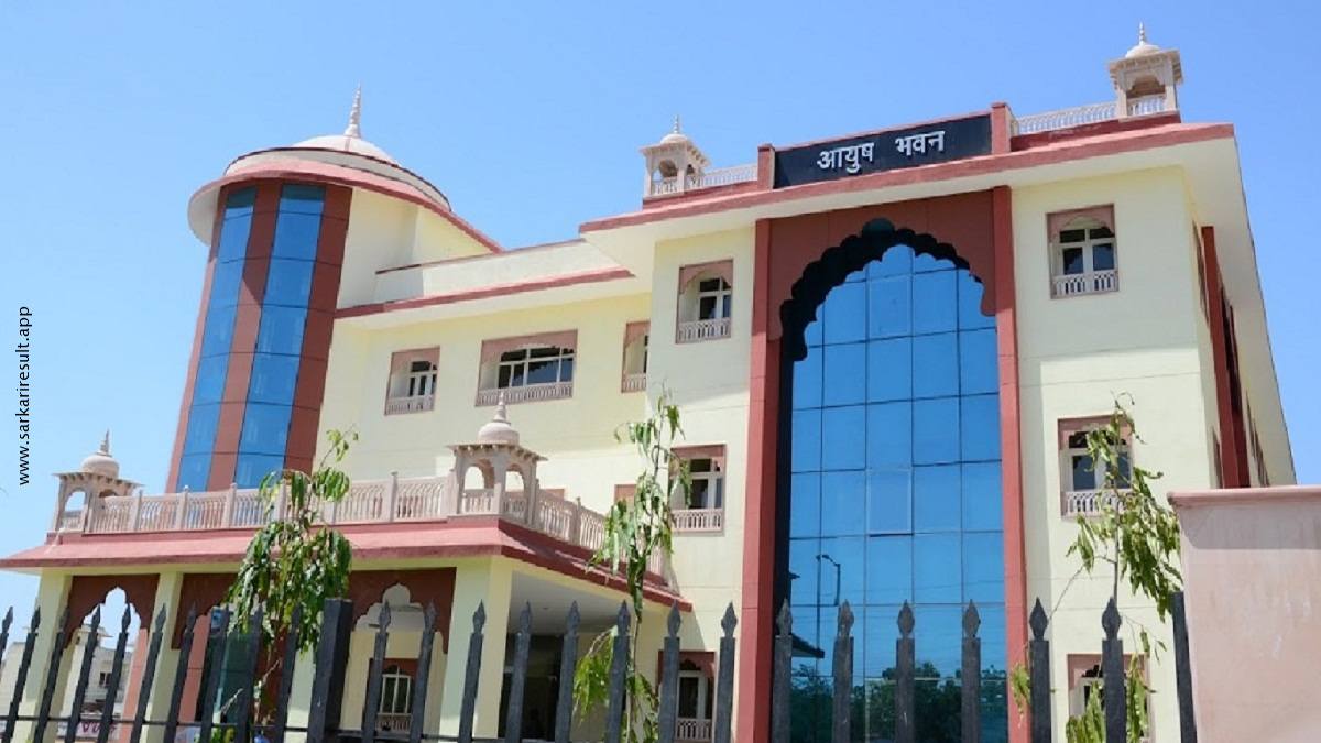Directorate of Ayurved Rajasthan - Rajasthan Ayurved Dept