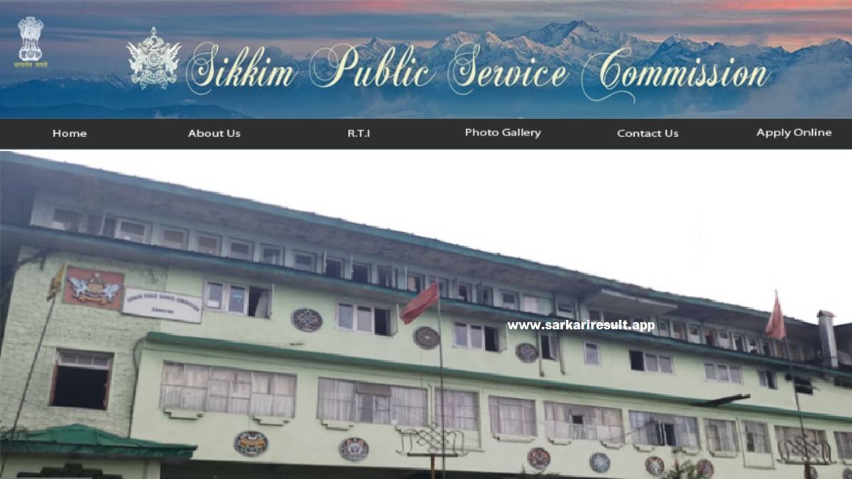 SPSC - Sikkim Public Service Commission