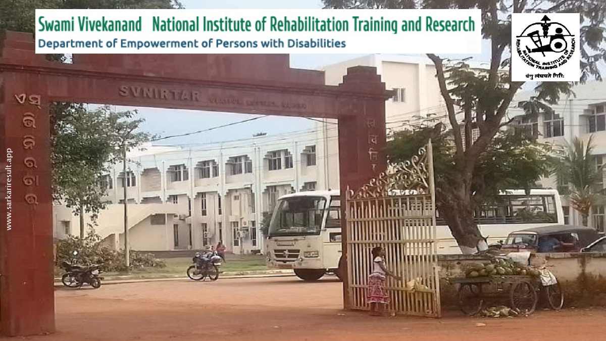 SVNIRTAR - Swami Vivekanand National Institute of Rehabilitation Training and Research