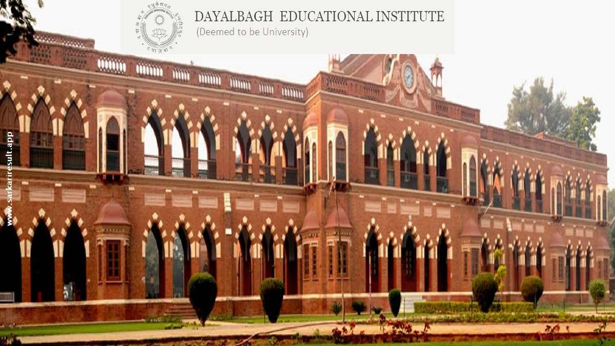 DEI-Dayalbagh Educational Institute