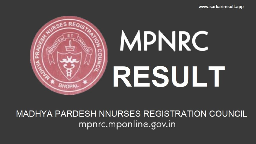 Mpnrc Gnm St Year Result Download Link Mpnrc Mponline Gov In