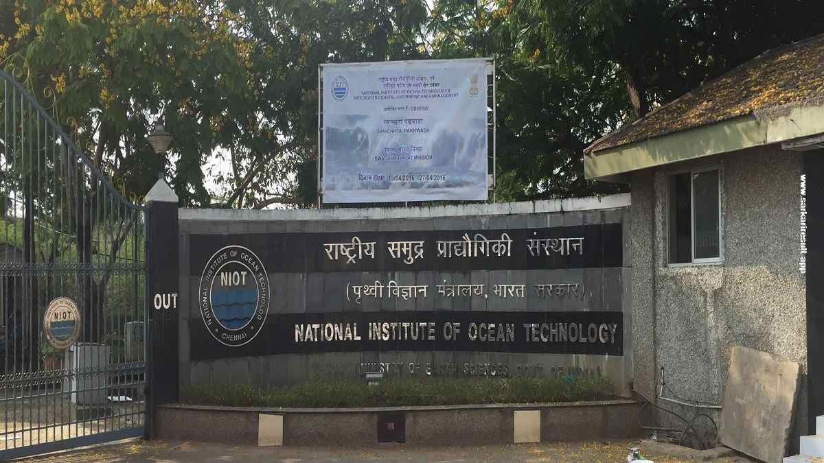 NIOT-National Institute of Ocean Technology
