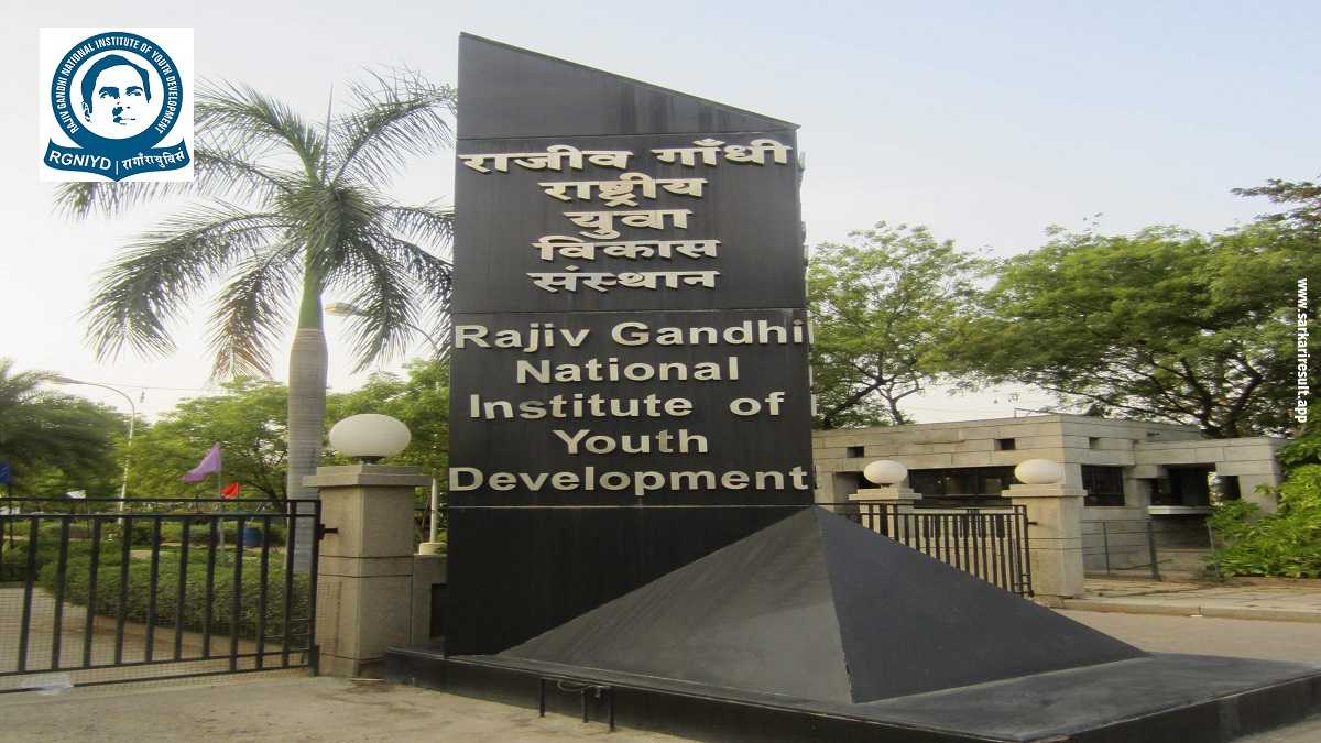 RGNIVD - Rajiv Gandhi National Institute of Youth Development