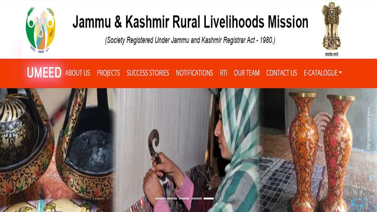 Jammu & Kashmir State Rural Livelihoods Mission (Umeed) - JKRLM