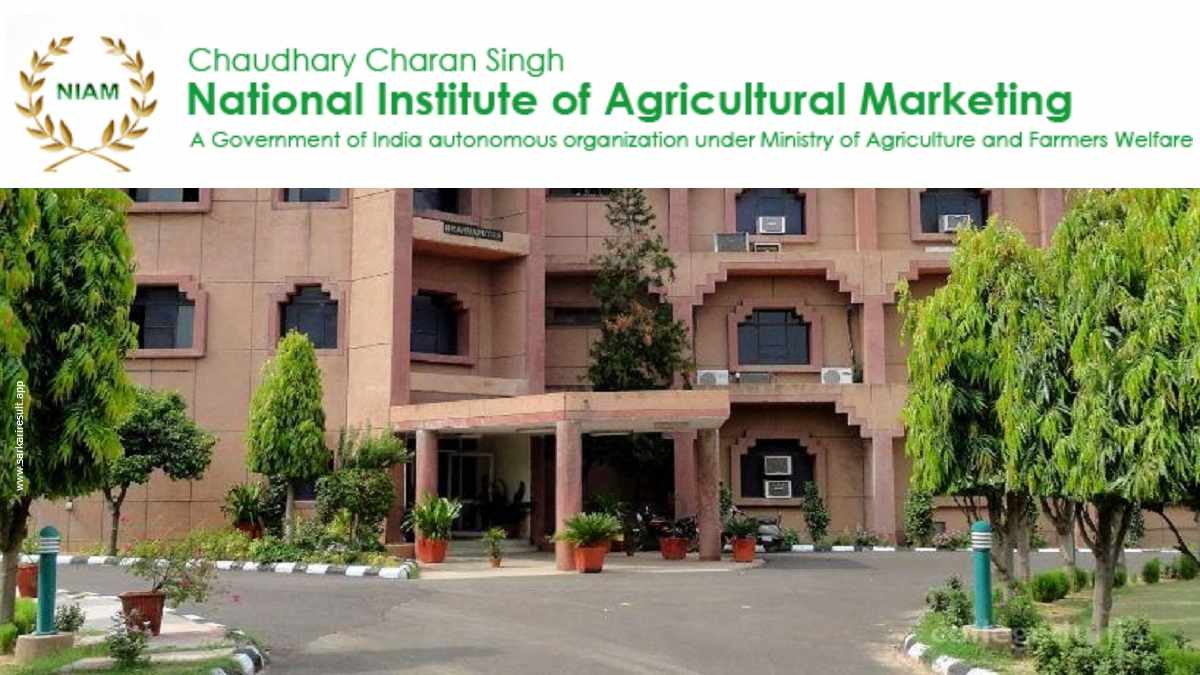 CCS NIAM - National Level Institute of Agricultural Marketing