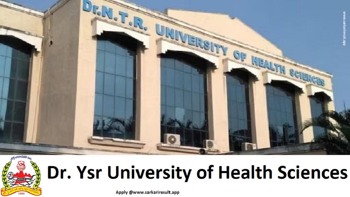 YSRUHS-Dr. Ysr University of Health Sciences