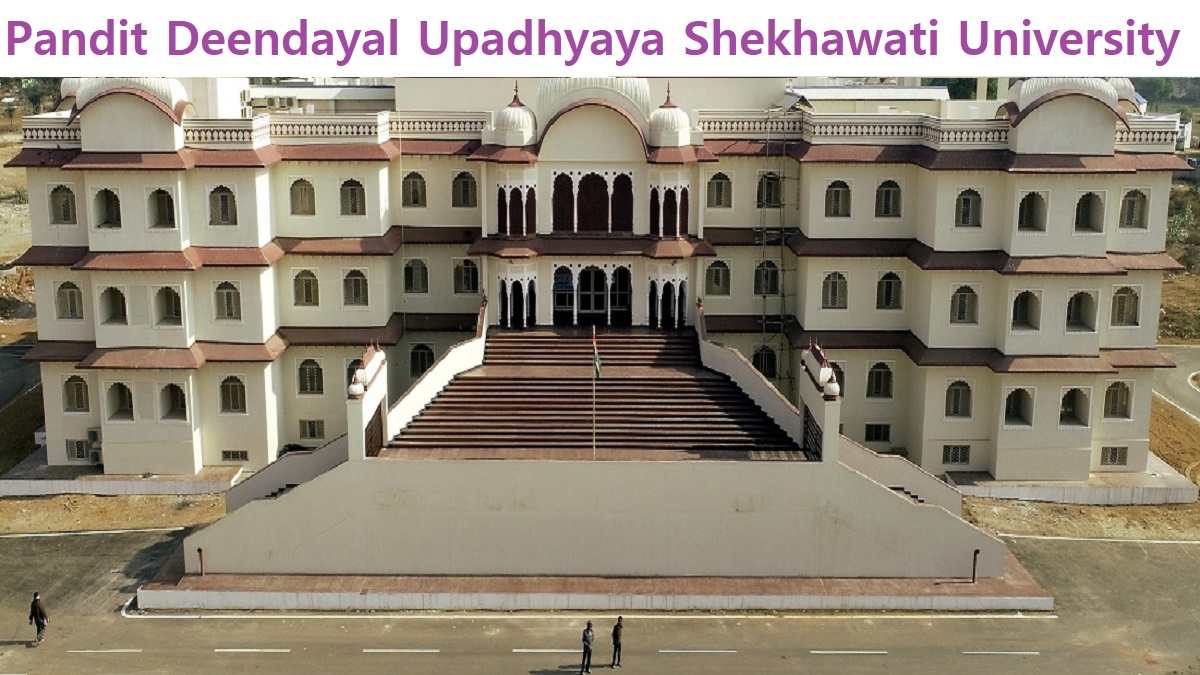 PDUSU-Pandit Deendayal Upadhyaya Shekhawati University