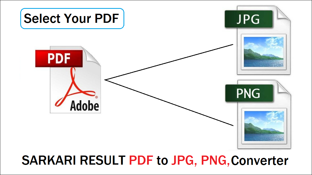 Sarkari Result PDF to JPG