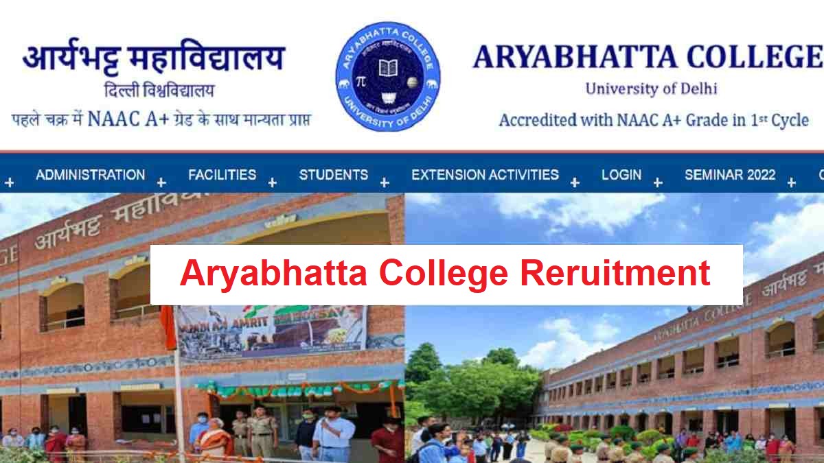 aryabhatta college reruitment