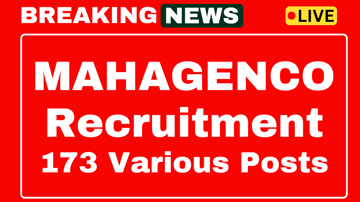 MAHAGENCO Recruitment 2025