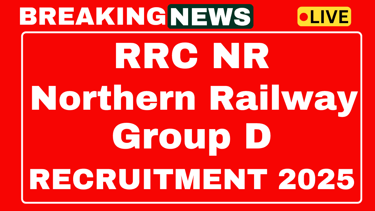 Railway RRC NR Group D Recruitment 2025