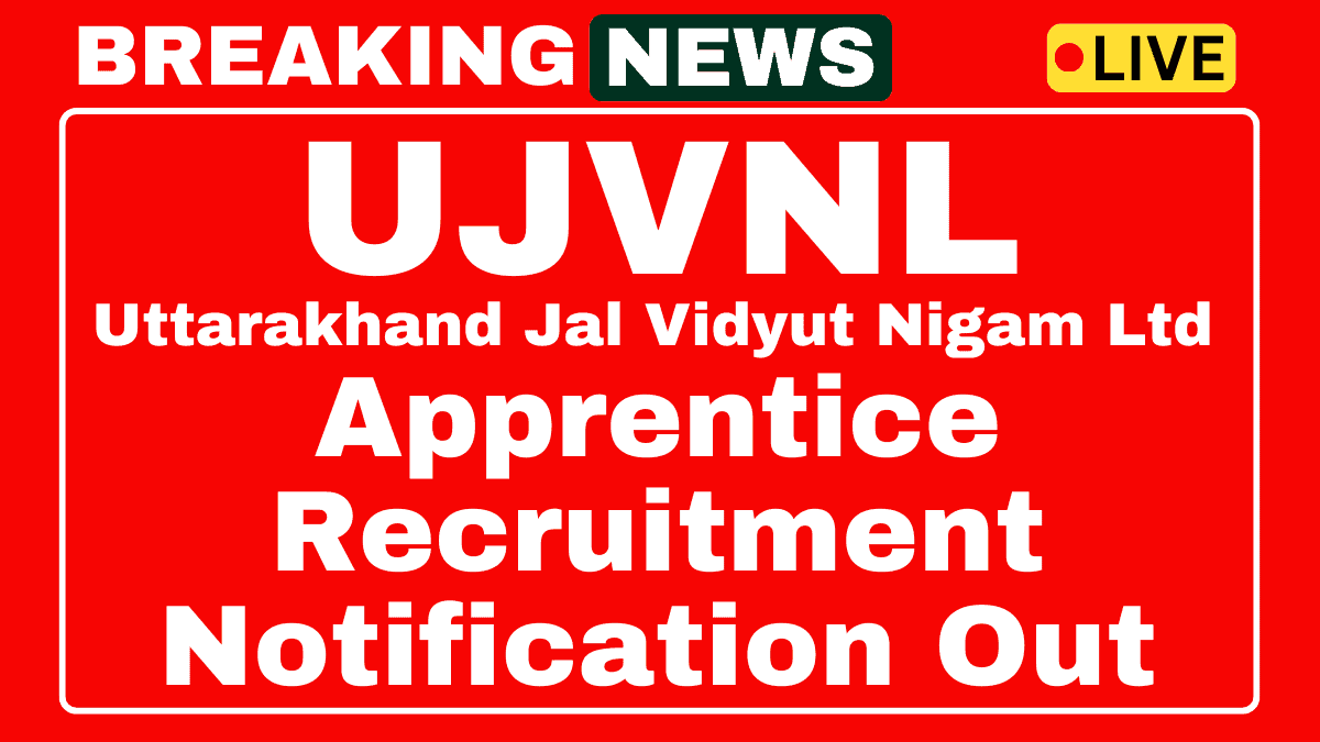 UJVNL Apprentice Recruitment 2025