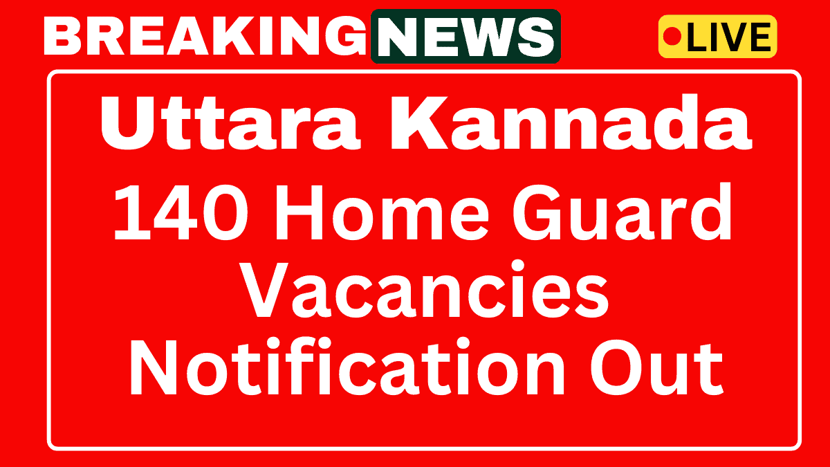 Uttara Kannada District Home Guards Recruitment 2025