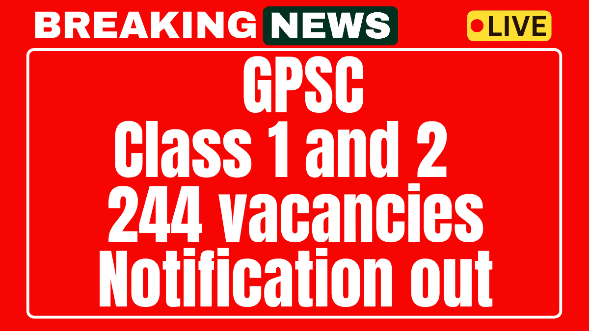 GPSC Class 1 and 2 Recruitment 2025