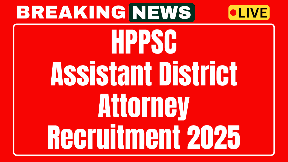 HPPSC Assistant District Attorney Recruitment 2025